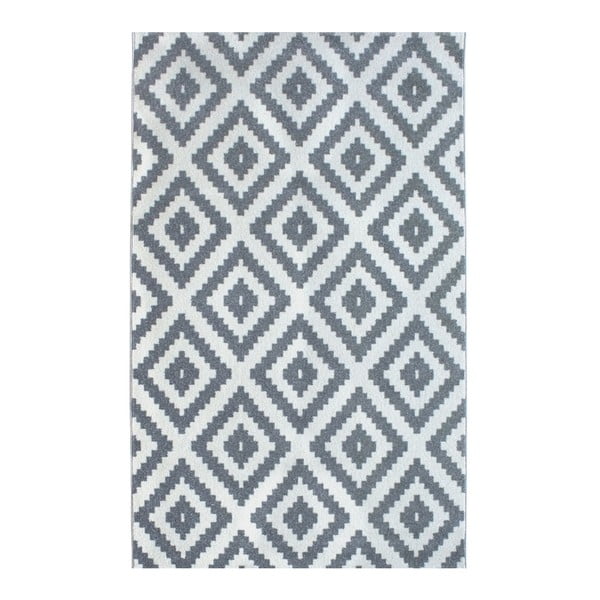Šedo-bílý koberec Razzo Mosaic, 150 x 230 cm