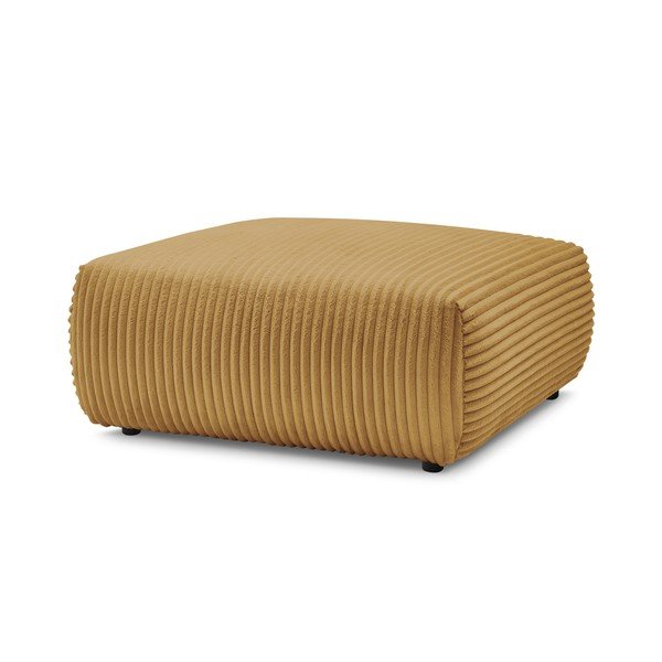 Manšestrová podnožka v hořčicové barvě Lucien – Bobochic Paris-image-3