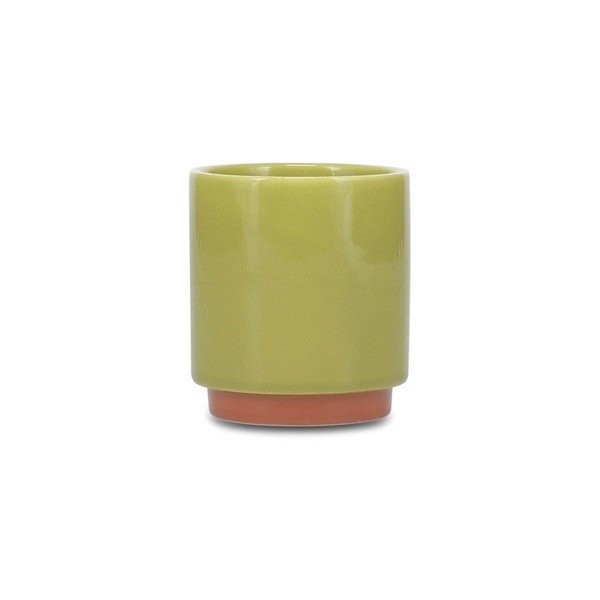 Zelený/oranžový kameninový šálek 130 ml Duo – ONA