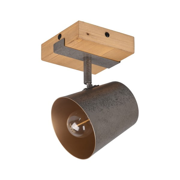 Bodové svítidlo v tmavě šedo-přírodní barvě Bell – Trio-image-3