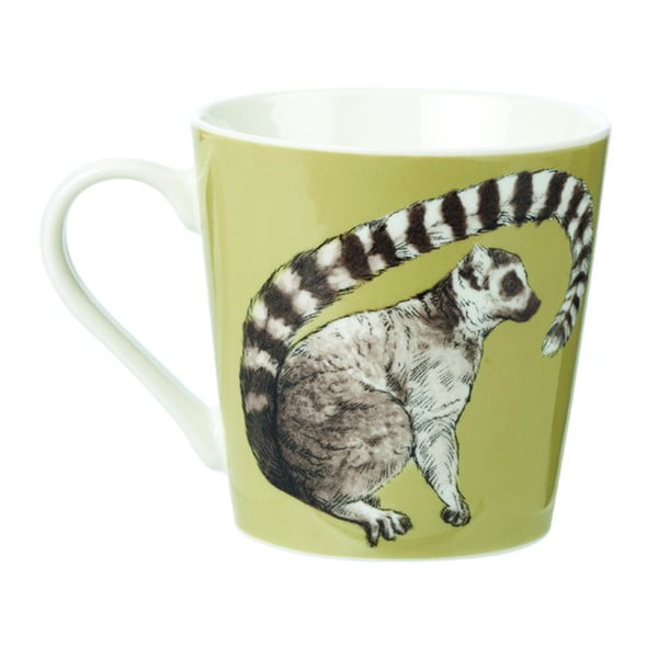 Hrnek z porcelánu Churchill China Couture Kingdom Lemur, 325 ml