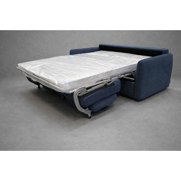 Modrá žinylková pohovka na každodenní spaní/rozkládací 189 cm Storm - II. jakost – Scandic-image-2