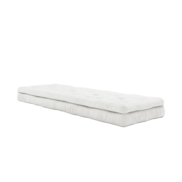 Bílé rozkládací křeslo vhodné do exteriéru Karup Design Design OUT™ Buckle Up White-image-3