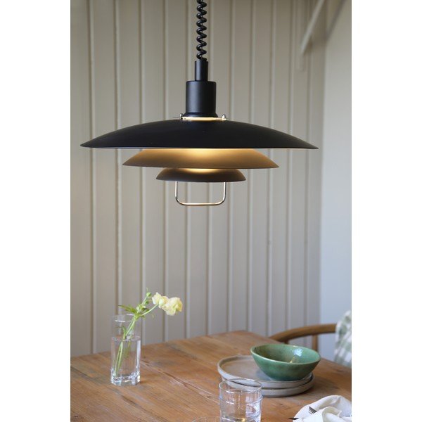 Černé závěsné svítidlo Markslöjd Kikrenes, ø 48 cm-image-2