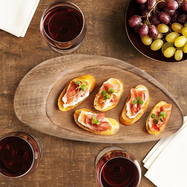 Dřevěný tác 20x39 cm Mango – Orion-image-1