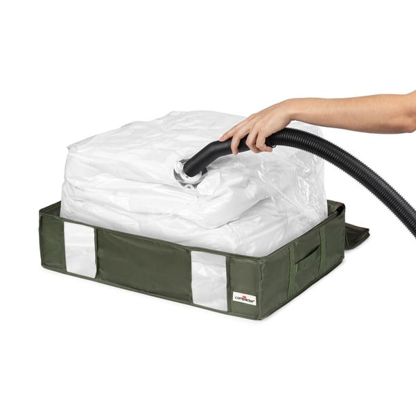 Zelený úložný box Compactor Oxford, 145 l