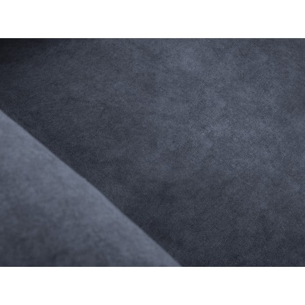 Tmavě modrá sametová rohová pohovka Erin – Micadoni Home-image-1