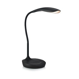 Černá stolní lampička s USB portem Markslöjd Swan