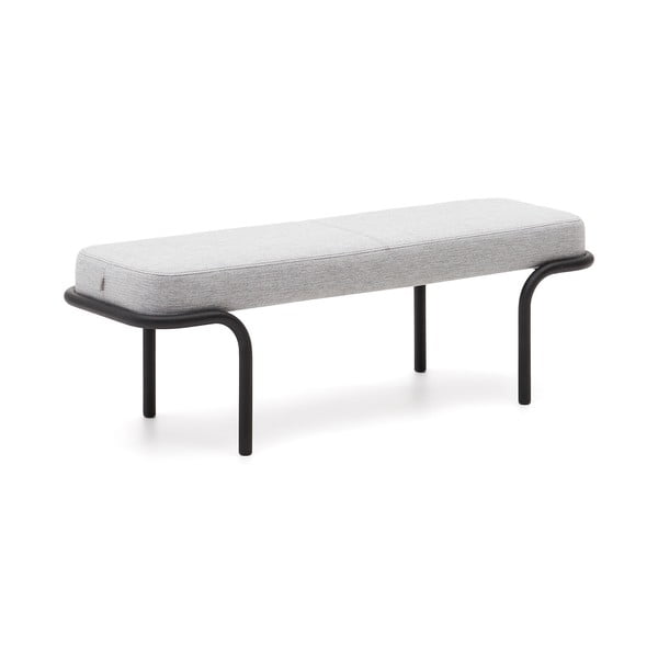 Světle šedá lavice Compo – Kave Home-image-2