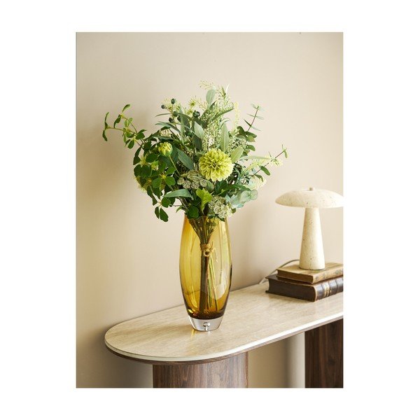 Oranžová skleněná váza (výška 32 cm) – House Nordic-image-1
