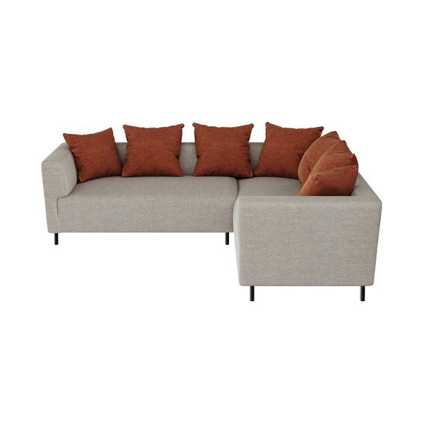 Šedo-béžová rohová pohovka Ghado Nosto , pravý roh-image-2