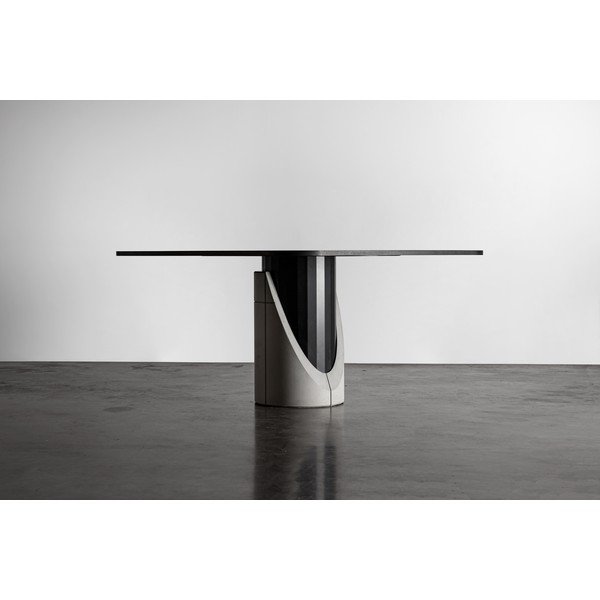 Jídelní stůl s deskou v dubovém dekoru 140x140 cm Sharp - Lyon Béton-image-2