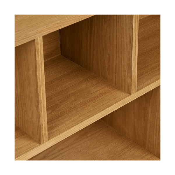 Knihovna v dekoru dubu v přírodní barvě 30x104,5x112 cm Oshawa – House Nordic-image-4