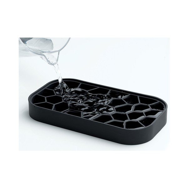 Černý chladící box s tvořítkem na led Lékué Ice-image-1