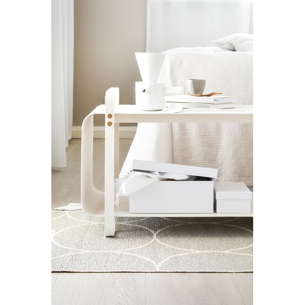 Krémový vnitřní a venkovní běhoun 70x200 cm Boo Linen – Pappelina-image-3