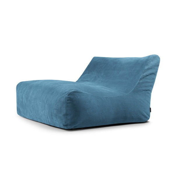 Modrý manšestrový sedací vak Sofa Lounge – SLOWDOWN