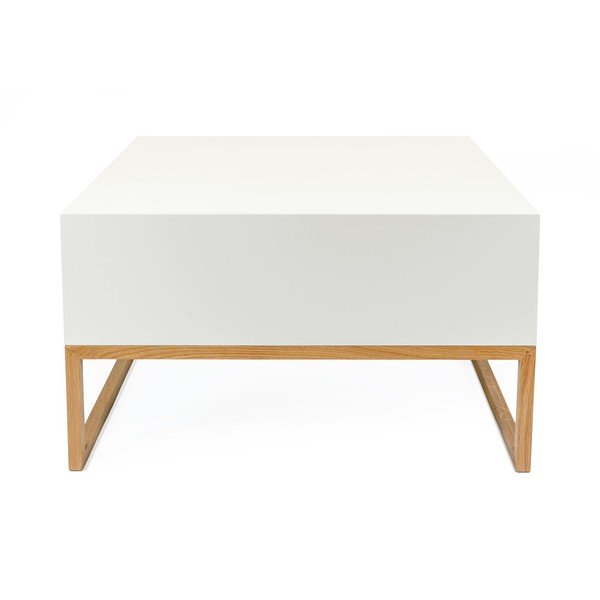 Bílý konferenční stolek Woodman Cubis-image-2