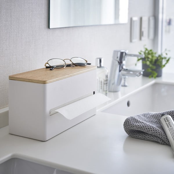 Kovový box na kapesníky Rin – YAMAZAKI-image-1