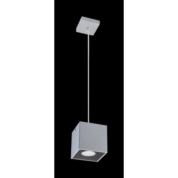 Šedé závěsné svítidlo Sollux Geo-image-3