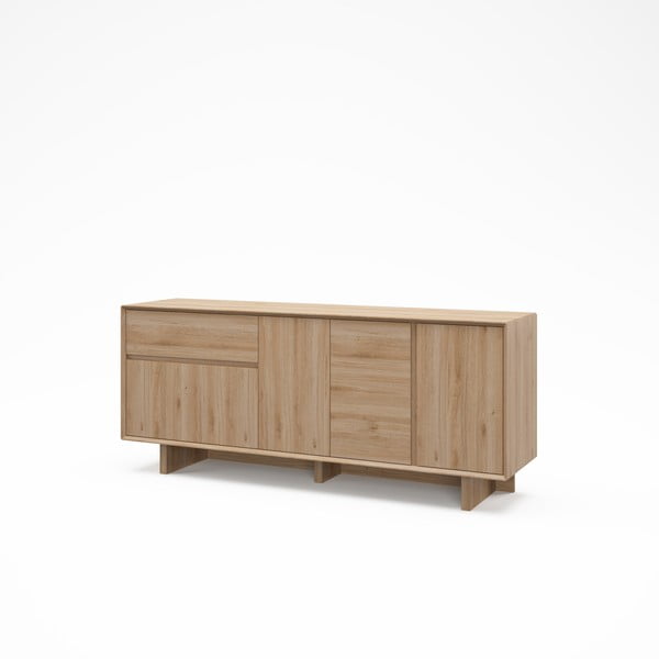 Komoda v dekoru dubu v přírodní barvě 180x76x45 cm Carpi – Marckeric-image-4