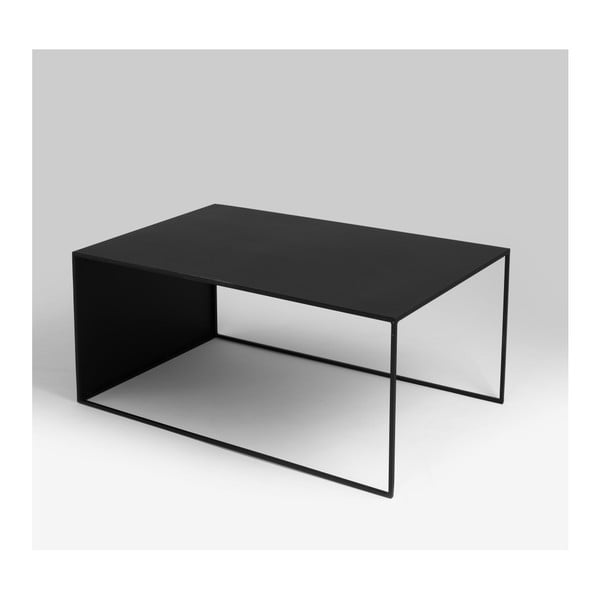Černý konferenční stolek CustomForm 2Wall, délka 100 cm-image-4