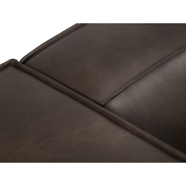 Hnědá kožená rohová pohovka (variabilní) Madame – Windsor & Co Sofas-image-1