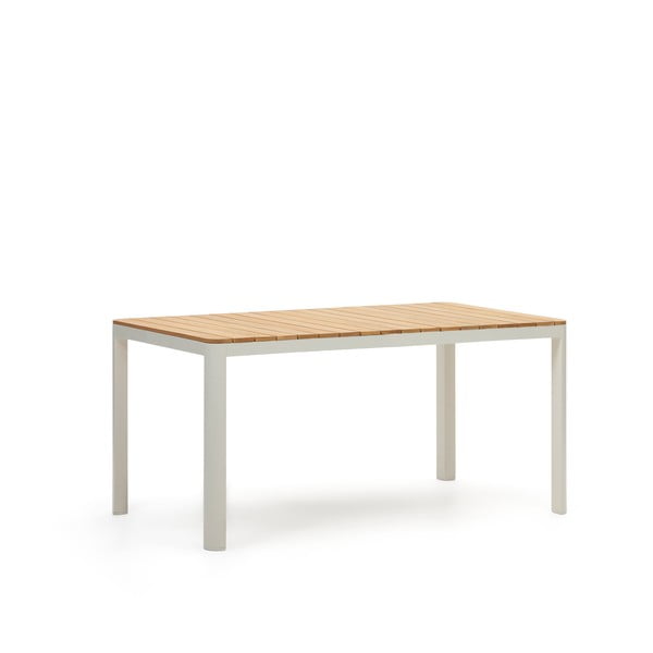 Hliníkový zahradní jídelní stůl 90x163 cm Bona – Kave Home-image-2