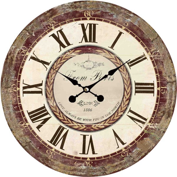 Nástěnné hodiny Flair Vintage, 34 cm