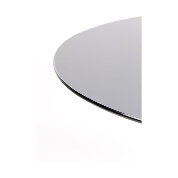 Kulatý jídelní stůl se skleněnou deskou ø 104 cm Floris – White Label-image-3