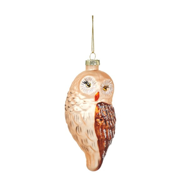 Skleněná vánoční ozdoba Owl – Sass & Belle