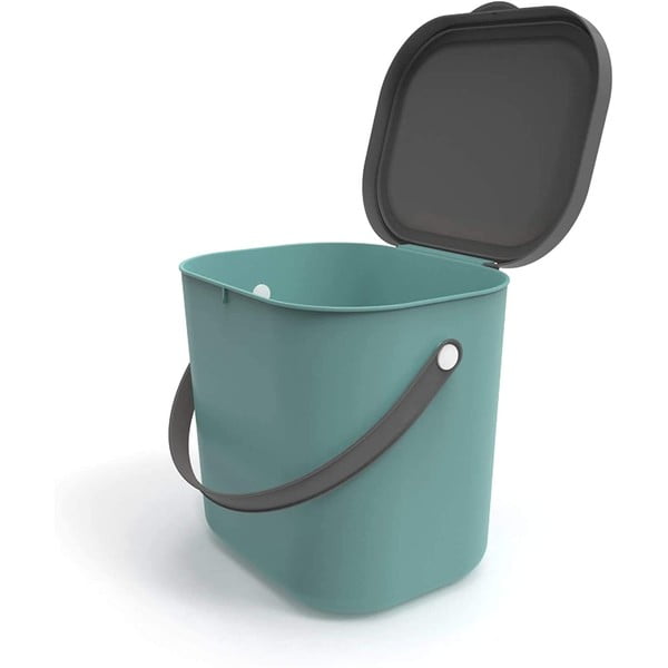 Zelená nádoba na kompostovatelný odpad 6 l Albula - Rotho-image-2