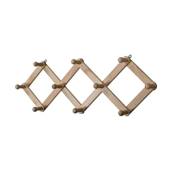 Nástěnný věšák z březového dřeva v přírodní barvě Levin – WOOOD-image-2