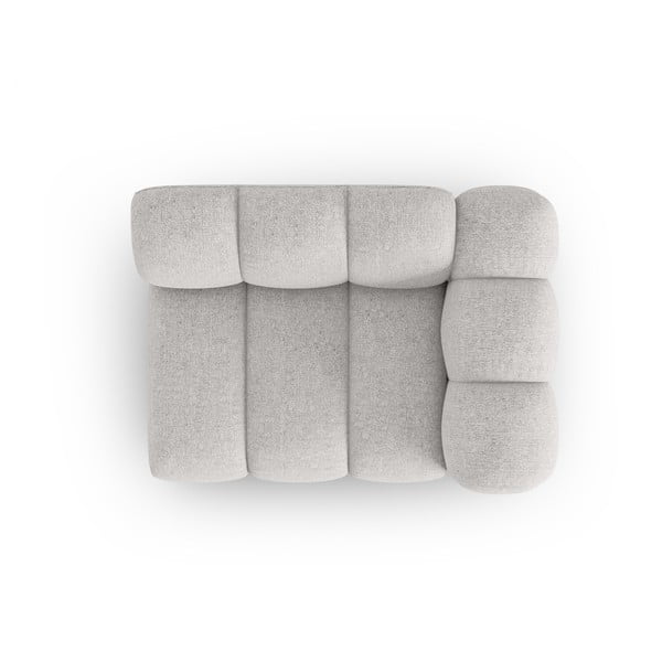 Světle šedý modul pohovky (pravý roh) Lupine – Micadoni Home-image-3