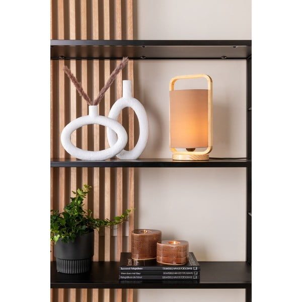 Krémová váza PT LIVING Oval, výška 20,5 cm-image-3