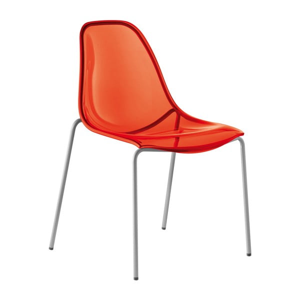 Červená židle Pedrali DayDream 405