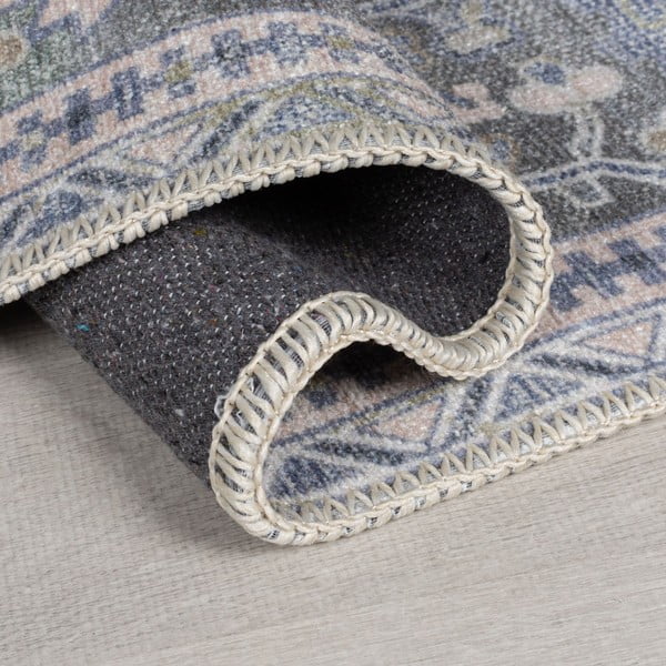 Zelený pratelný koberec s příměsí recyklovaných vláken 120x170 cm Windsor – Flair Rugs-image-2