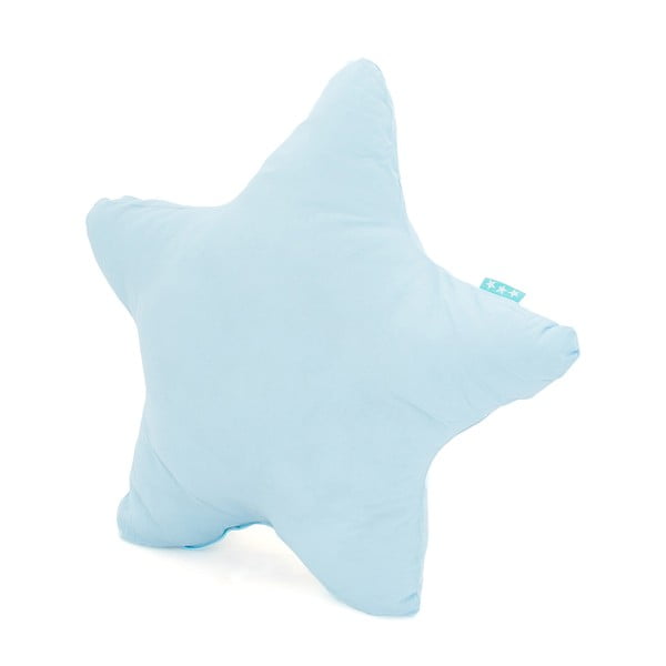 Světle modrý bavlněný polštářek Mr. Fox Estrella Blue, 50 x 50 cm