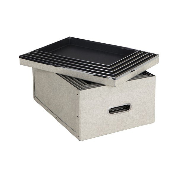 Úložné boxy s víkem v sadě 5 ks Joachim – Bigso Box of Sweden-image-2