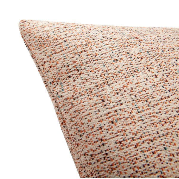 Oranžovo-bílý polštář Hübsch Autumn, 60 x 60 cm-image-2