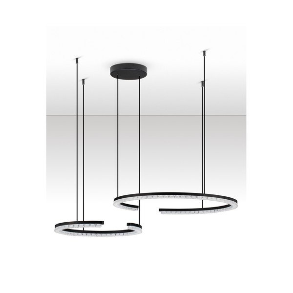 Matně černé hliníkové LED stmívatelné závěsné svítidlo Greamy – Nova Luce-image-3