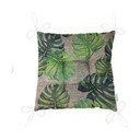 Podsedák na židli Minimalist Cushion Covers Green Banana Leaves, 40 x 40 cm