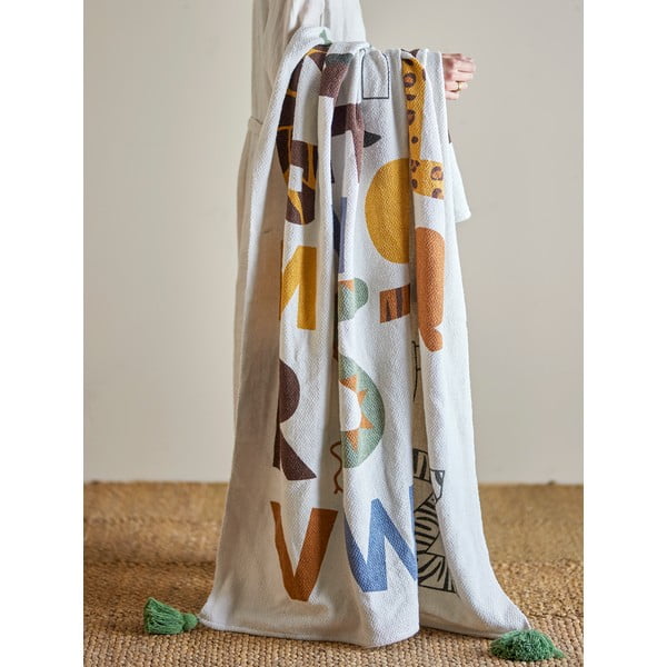 Dětská deka z recyklované bavlny 130x160 cm Memmo – Bloomingville Mini-image-1