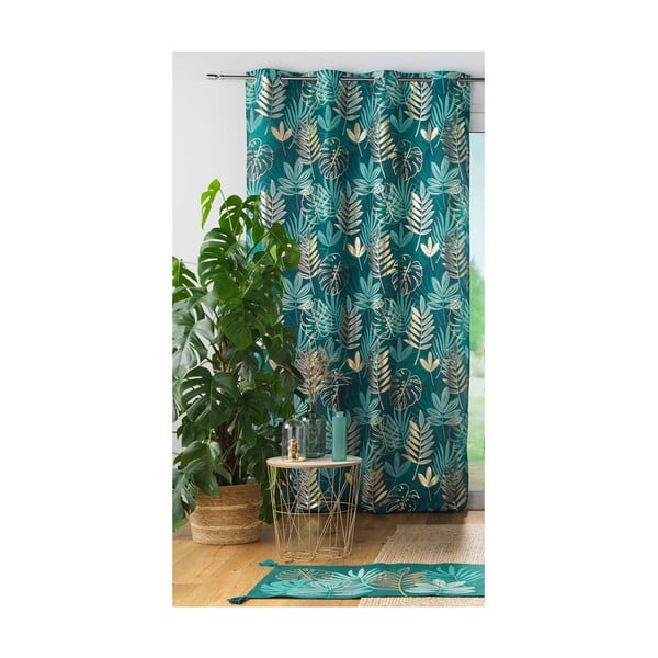 Zelený závěs 140x260 cm Ornella – douceur d'intérieur-image-2