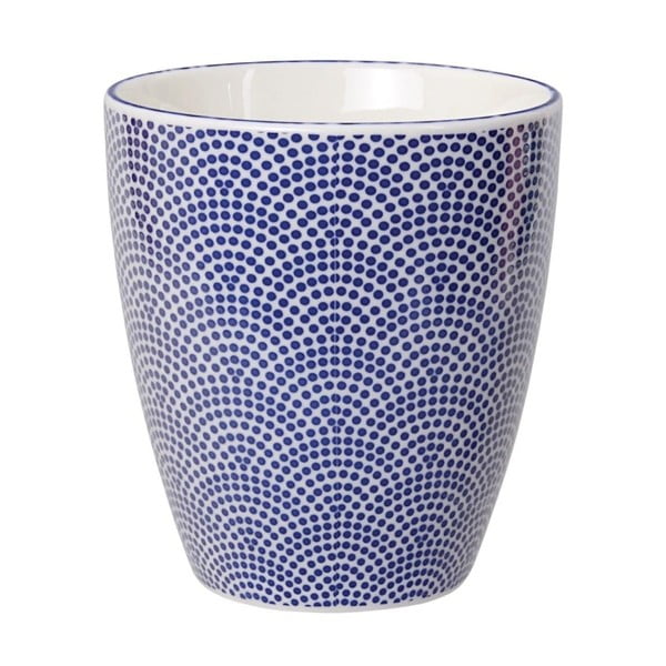 Modrý porcelánový hrnek na čaj Tokyo Design Studio Dots
