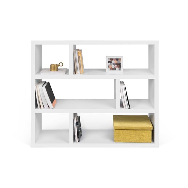 Bílá knihovna 120x105 cm Dublin – TemaHome-image-2