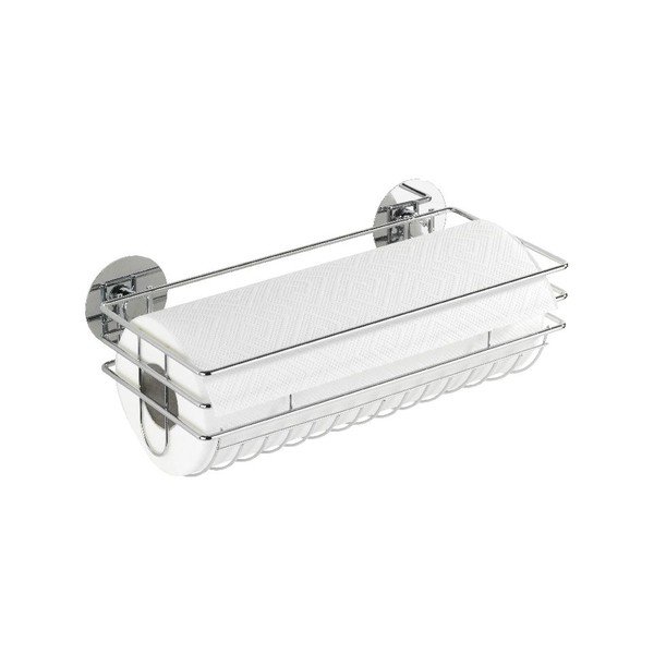 Samodržící držák na kuchyňské utěrky Wenko Turbo-Loc,nosnost až 40 kg-image-1