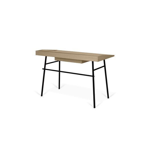 Pracovní stůl s deskou v dubovém dekoru 120x60 cm Ply - TemaHome-image-2