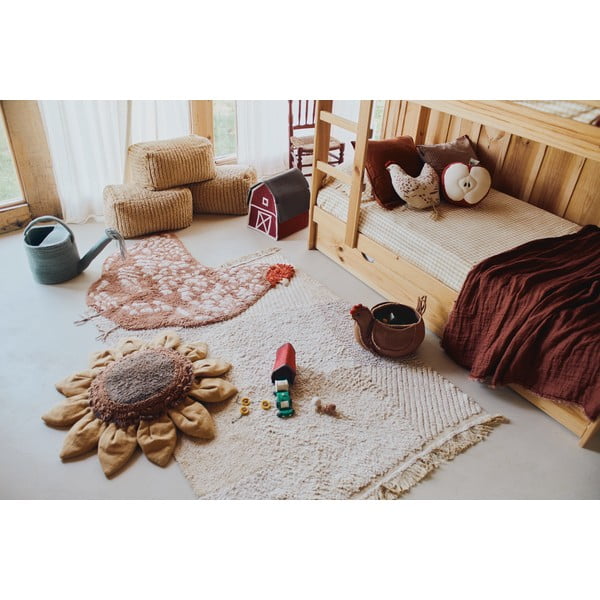 Dětský sedací vak v hořčicové barvě Haystack – Lorena Canals-image-3