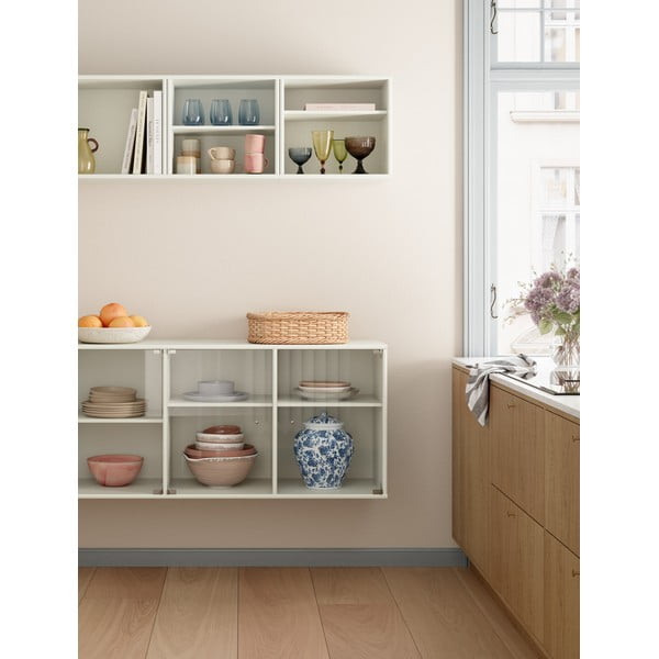 Závěsná knihovna v mentolové barvě 176x61x42 cm Mistral – Hammel Furniture-image-2