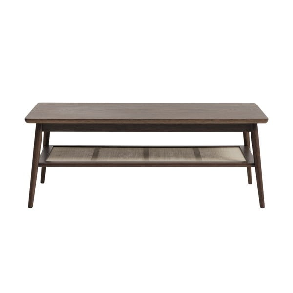 Hnědý konferenční stolek s deskou v dubovém dekoru 60x120 cm Barrali – Unique Furniture
